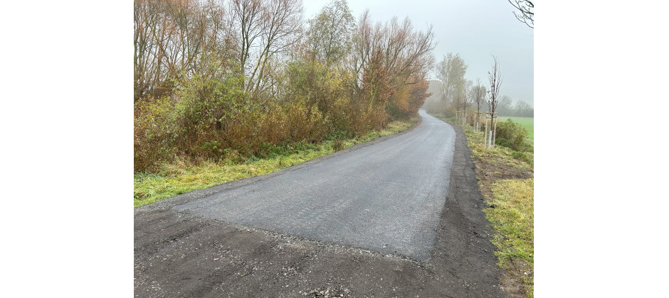 Komunikace přes Křešova opět plně průjezdná od 11. 11. 2024 odpoledne